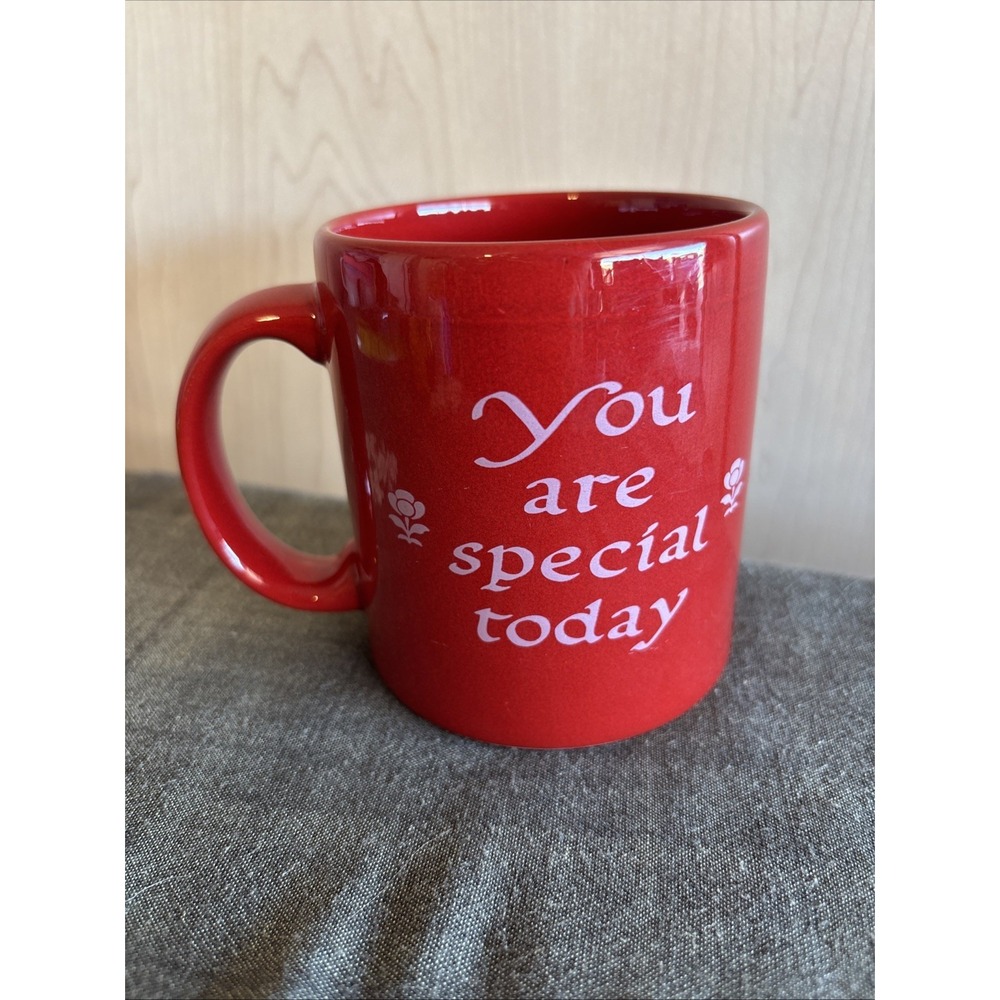 Vintage WAECHTERSBACH You Are Special Today Red Mug Germany Made VTG GUC